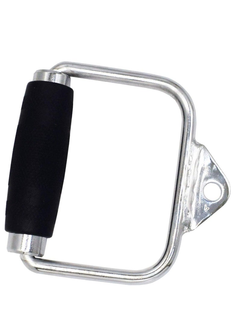 FengSVMA Pull Down Bar,V-Shaped Rotating Straight Press Down Bar,Tricep Rope,Strength Training Single D Row Handle Cable Attachment for Weight Workout,Cable Machine Accessories-Single - Image 1